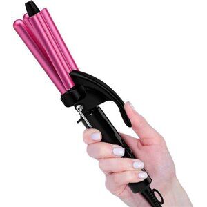 Mini Waver Curling Iron, 1/2 Inch, Hair Crimper for Women Beach Waves, Keratin